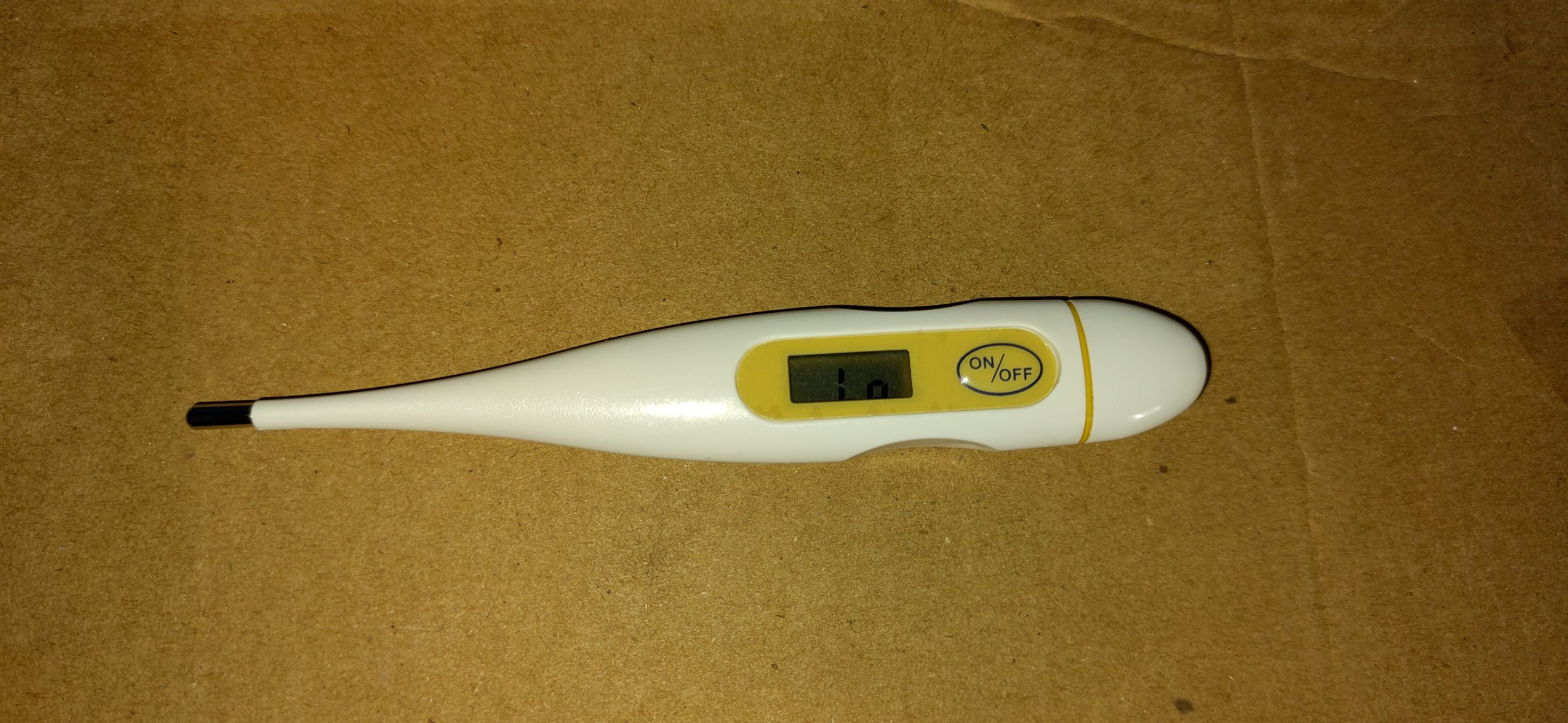 Digital thermometer for checking growing room temperature